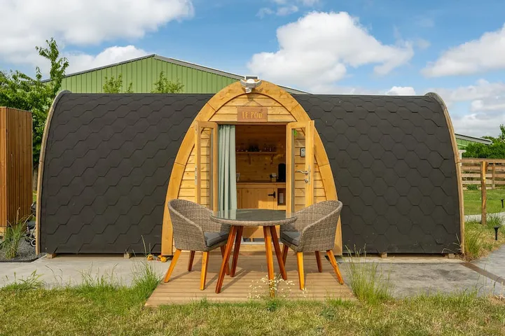 Pod à la ferme avec bain nordique in Farbus, Région d'Arras