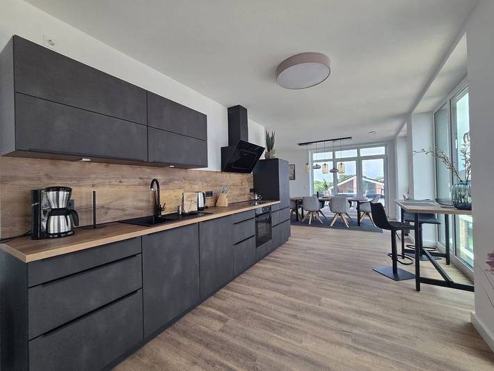 Ferienwohnung für 6 Personen, mit Balkon und Sauna sowie Ausblick in Norden, Norden-Norddeich