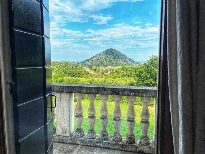 Appartamento per 2 persone, con Terrazza e Giardino nonché Panorama a Teolo