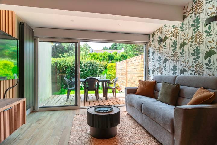 Apartamento de vacaciones para 4 personas, con terraza y jardín - 1