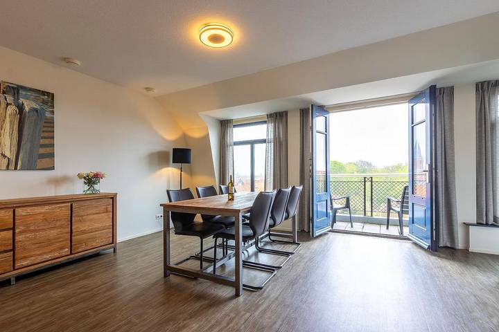 Ferienwohnung für 4 Personen, mit Sauna und Ausblick sowie Balkon in Domburg - 3