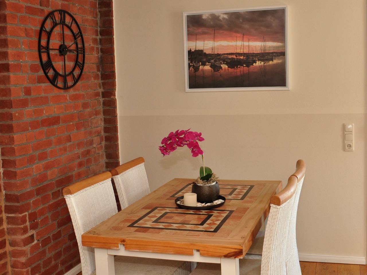 Ganze Wohnung, Ferienwohnung für 4 Personen mit Balkon/Terrasse in Barth, Vorpommern