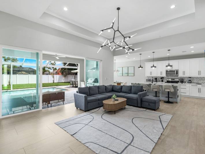 Location de vacances pour 8 personnes, avec jardin et terrasse à Cape Coral - 4