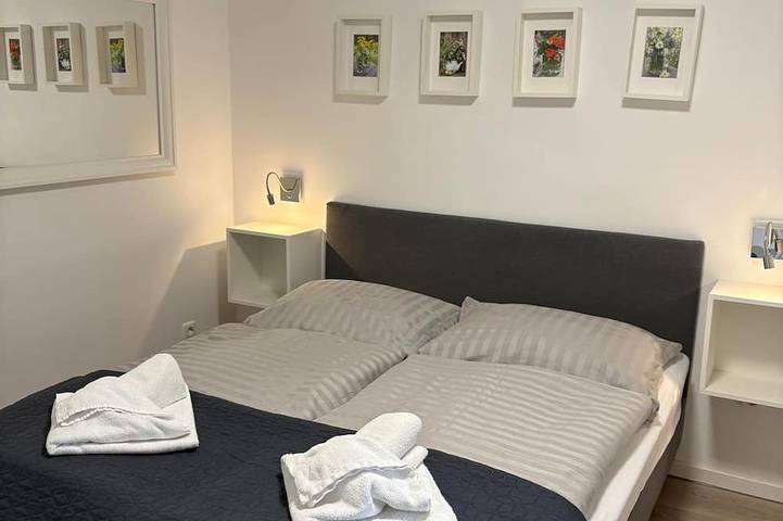 Ferienwohnung für 3 Personen, mit Garten