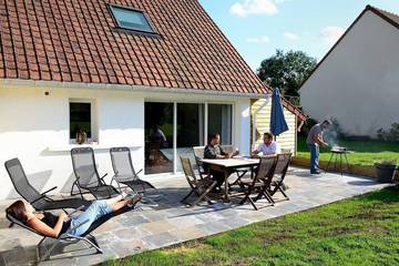Gîte pour 5 personnes, avec terrasse et jardin, animaux acceptés dans le Pas-de-Calais