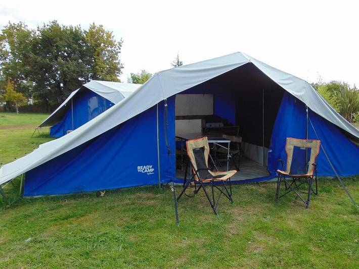 Zelt für 2 Personen, mit Sauna und Kinderpool in Frankreich - 3