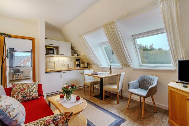 Appartement entier, Appartement 'Karroo' avec jardin commun et Wi-Fi in Wittdün, Amrum