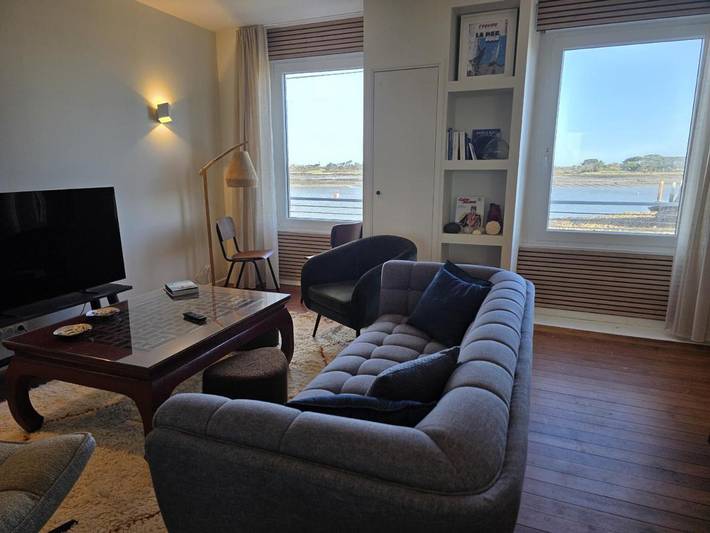 Gîte pour 4 personnes, avec vue et terrasse dans Port de l'Aber Wrac'h