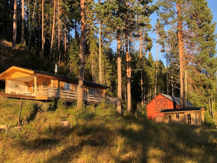 Ferienhaus für 3 Personen, mit Sauna und Garten, mit Haustier