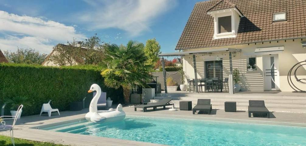 Maison d’hôte pour 4 personnes, avec jardin ainsi que piscine et vue dans l' Aube - 2