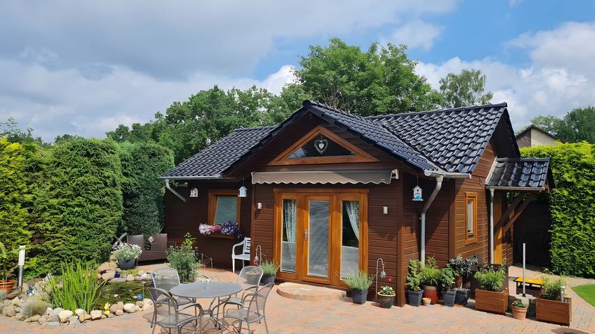 Ferienhaus für 3 Personen, mit Garten
