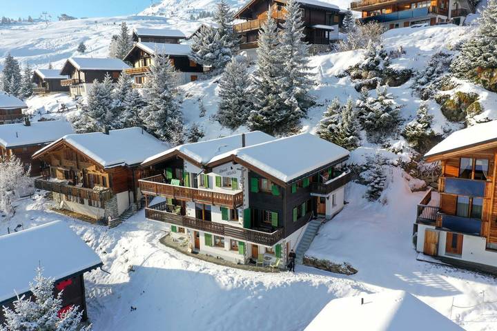 Hütte für 3 Personen, mit Terrasse in der Aletsch Arena