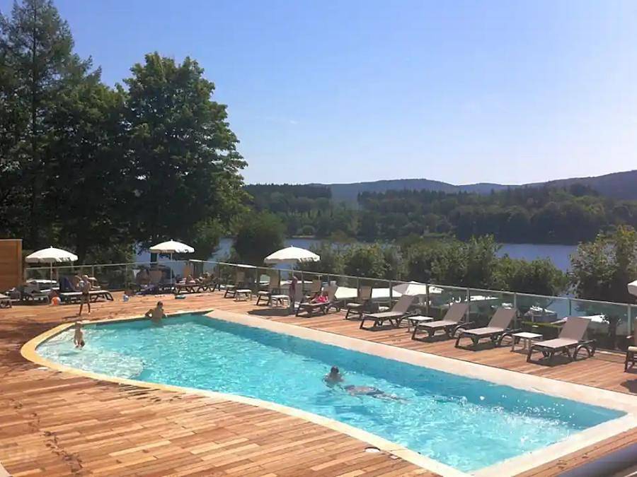 Camping Le Rouquié du Lac  - Chalet 4 personas - Gitotel (4couchages) in Lamontélarié, Región de Lacaune