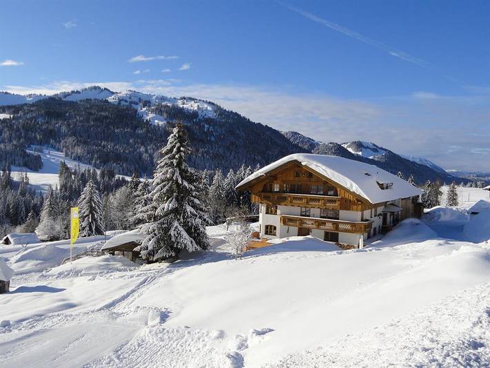 Ferienwohnung für 2 Personen, mit Terrasse und Garten in Balderschwang
