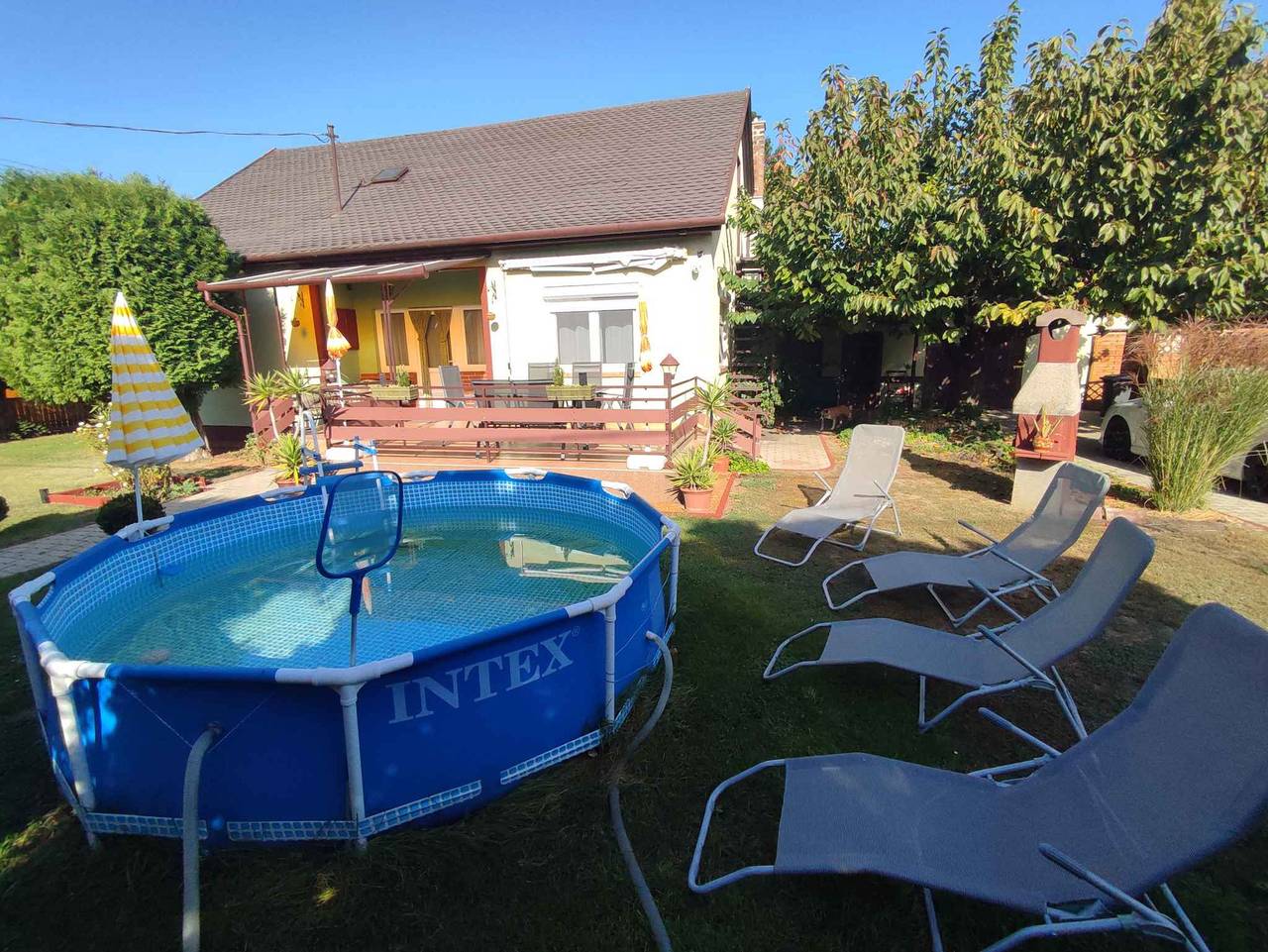 Ferienhaus mit Pool, Klimaanlage und Wlan in der Nähe vom Strand  in Siofok, Siófok und Umgebung