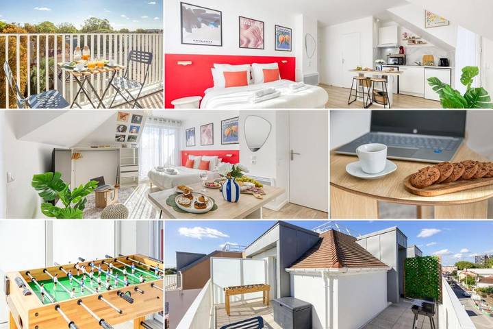 Gîte pour 2 personnes, avec vue et balcon à Bobigny - 2