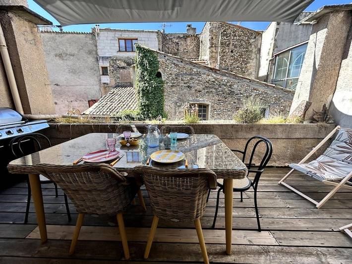 Location de vacances pour 8 personnes, avec balcon à Riez