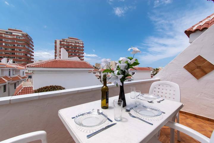 Vakantieappartement voor 4 personen, met zwembad en balkon in Playa de las Américas