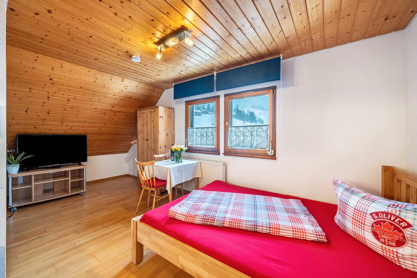 Ganze Wohnung, Ferienwohnung 'Einzelzimmer' mit Bergblick, Gemeinschaftsterrasse und Wi-Fi in Suedlicher Schwarzwald, Todtnau