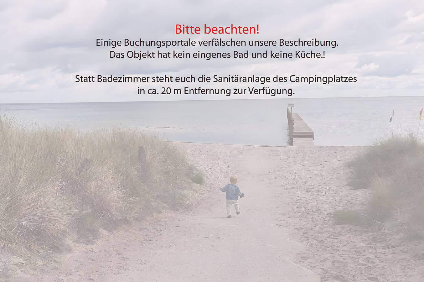 Gästehaus 'Surfbrett 1 – Zimmer mit Deichblick' mit Gemeinschaftsgarten und Wlan in Dahme, Ostholstein