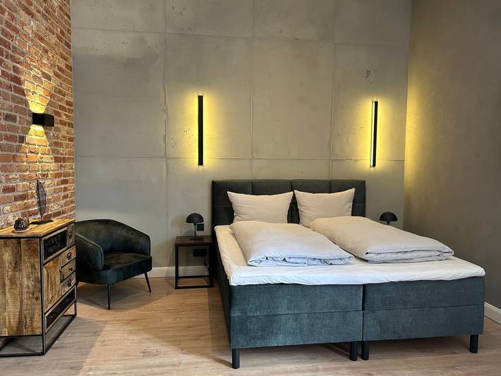 Ferienwohnung für 2 Personen, mit Balkon und Terrasse sowie Sauna auf Norderney