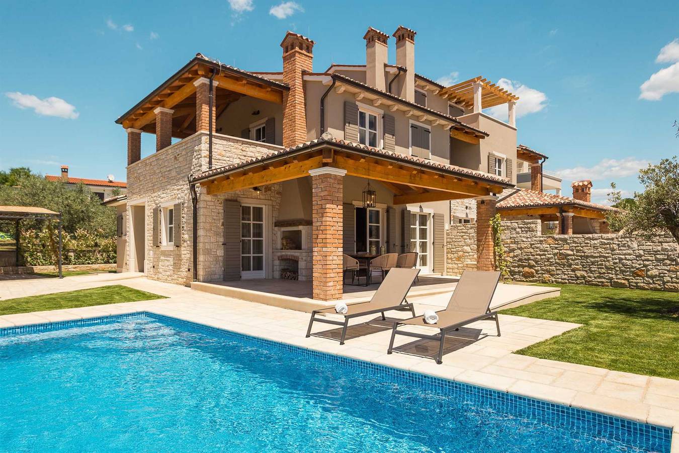 Villa voor 6 personen met balkon in Vabriga, Tar-Vabriga