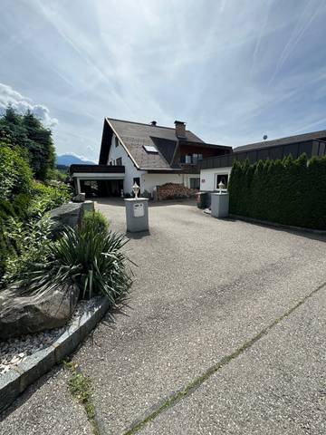 Ferienwohnung für 3 Personen, mit Seeblick und Garten sowie Ausblick und Terrasse am Millstätter See