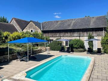 Chambre d’hôte pour 2 personnes, avec piscine et jardin dans Centre-Val de Loire