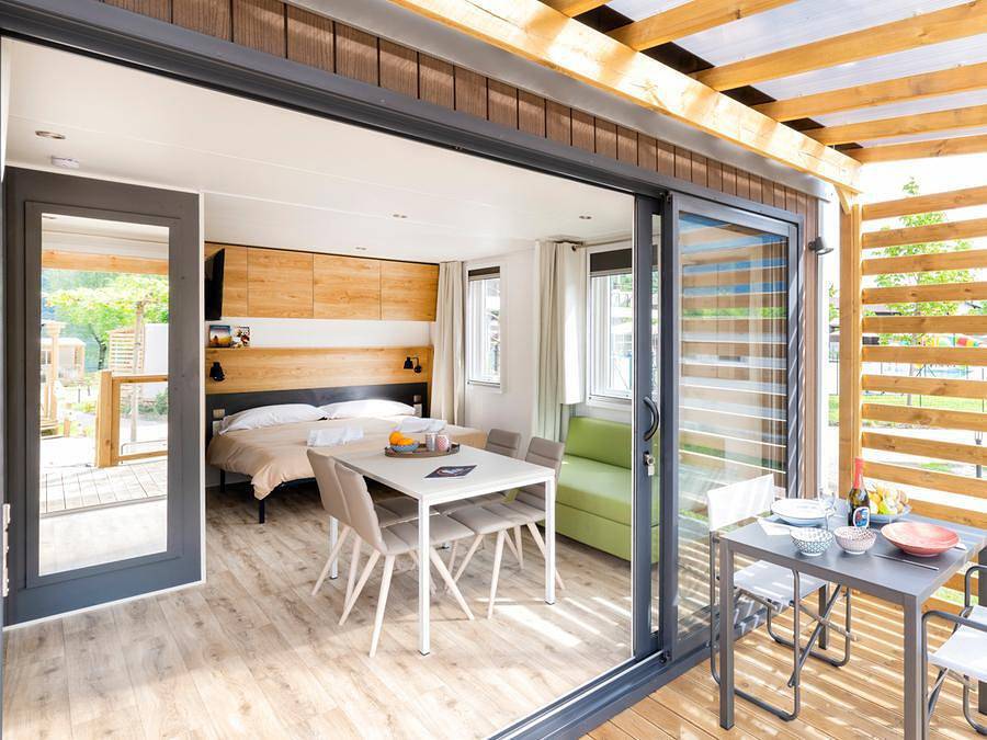 Lago Idro Glamping Boutique - Mobilheim 3 personen - Würfel-Suite Xl in Anfo, Gardasee-Berge