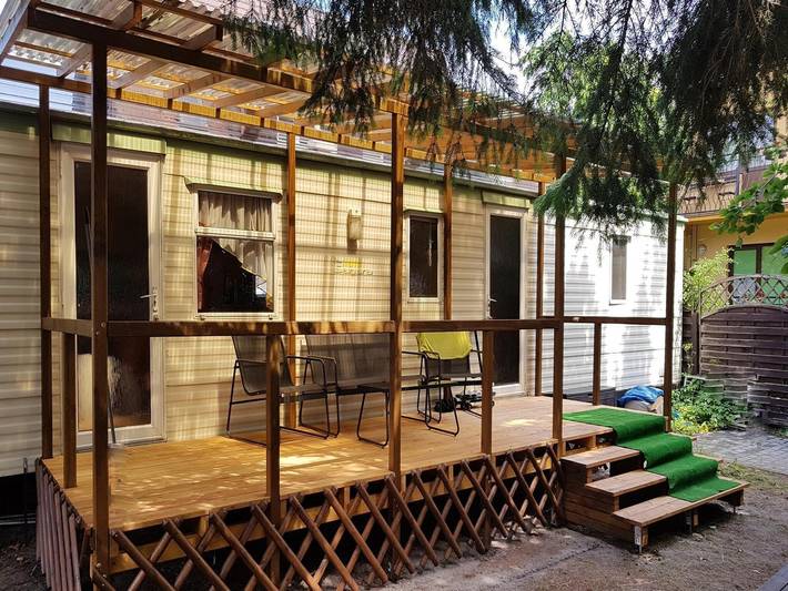 Camping für 5 Personen, mit Terrasse in Polen