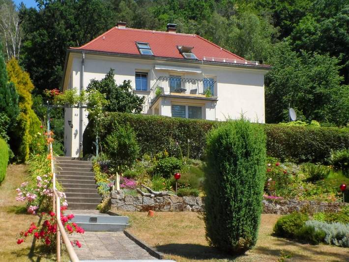 Ganze Ferienwohnung, Ferienhaus Sonnenschein - Ferienwohnung, 1 Schlafraum, Balkon in Bad Schandau, Elbsandsteingebirge