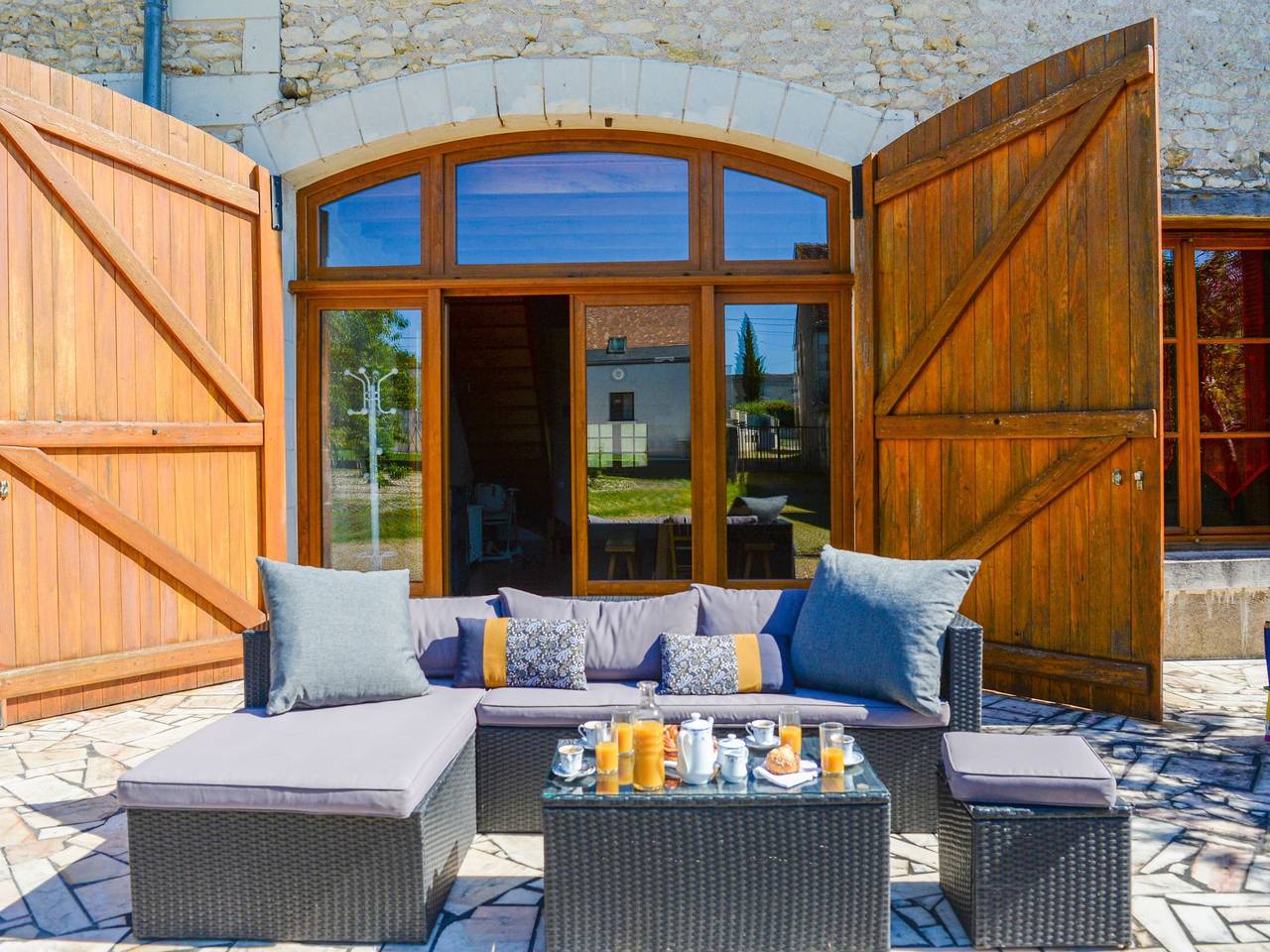 Der Ruf der freien Zone in Francueil, Région de Tours