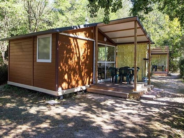 Camping Sites et Paysages - La Marette  - Chalet 4 personen - Nemo - Eiche in Joannas, Parc naturel régional des Monts d'Ardèche