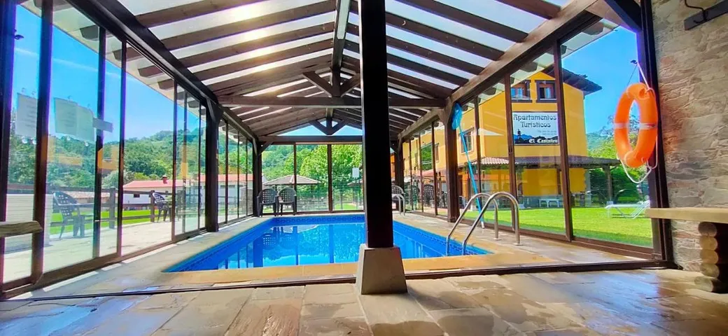 Appartement de vacances pour 3 personnes, avec jardin ainsi que piscine et vue - 1