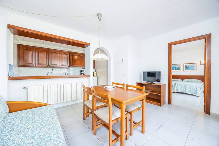 Appartement entier, Appartement 'Apto Villa Sirena Vue Jardin' avec Wi-Fi et climatisation in Cala Figuera, Santanyí