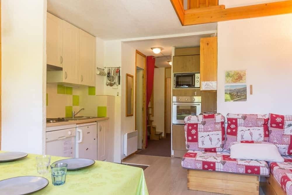 Entire apartment, Bright duplex near slopes, 8 ppl, balcony in La Plagne, Bellentre