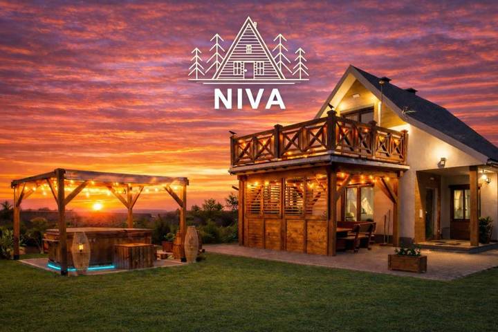 Domek letniskowy dla 7 osób, z widok i widok na jezioro oraz taras i ogród w Województwo lubelskie