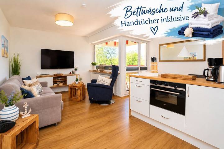 Ferienwohnung für 2 Personen, mit Balkon und Sauna - 1