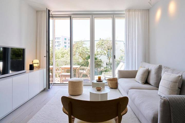Ferienwohnung für 2 Personen, mit Terrasse und Sauna sowie Ausblick in Norderney Nordstrand