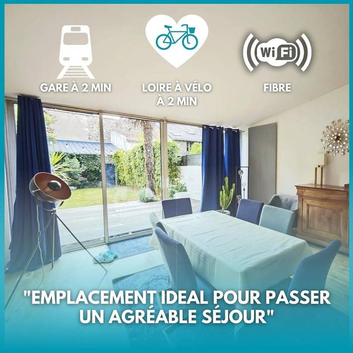 Maison de vacances pour 7 personnes, avec Terrasse à Ancenis