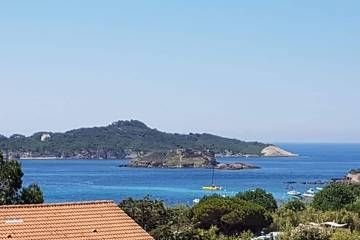 Gîte pour 2 personnes, avec balcon et piscine dans Plage Du Pradeau