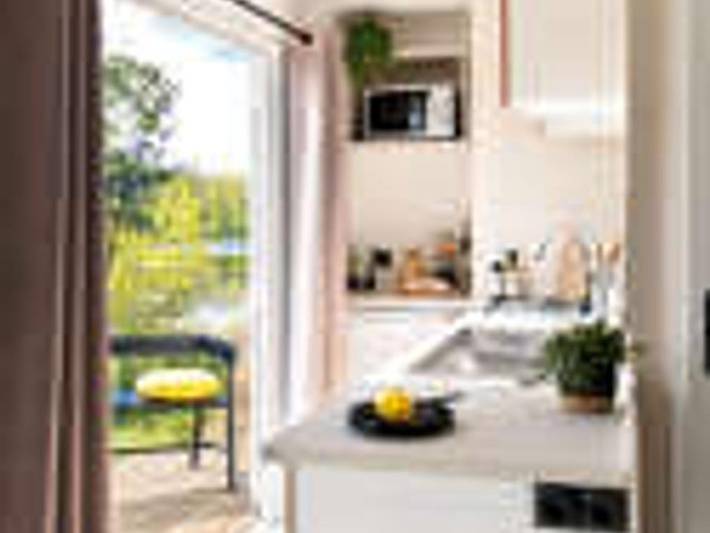 Mobil home pour 4 personnes, avec bassin pour enfant à Les Vans - 2