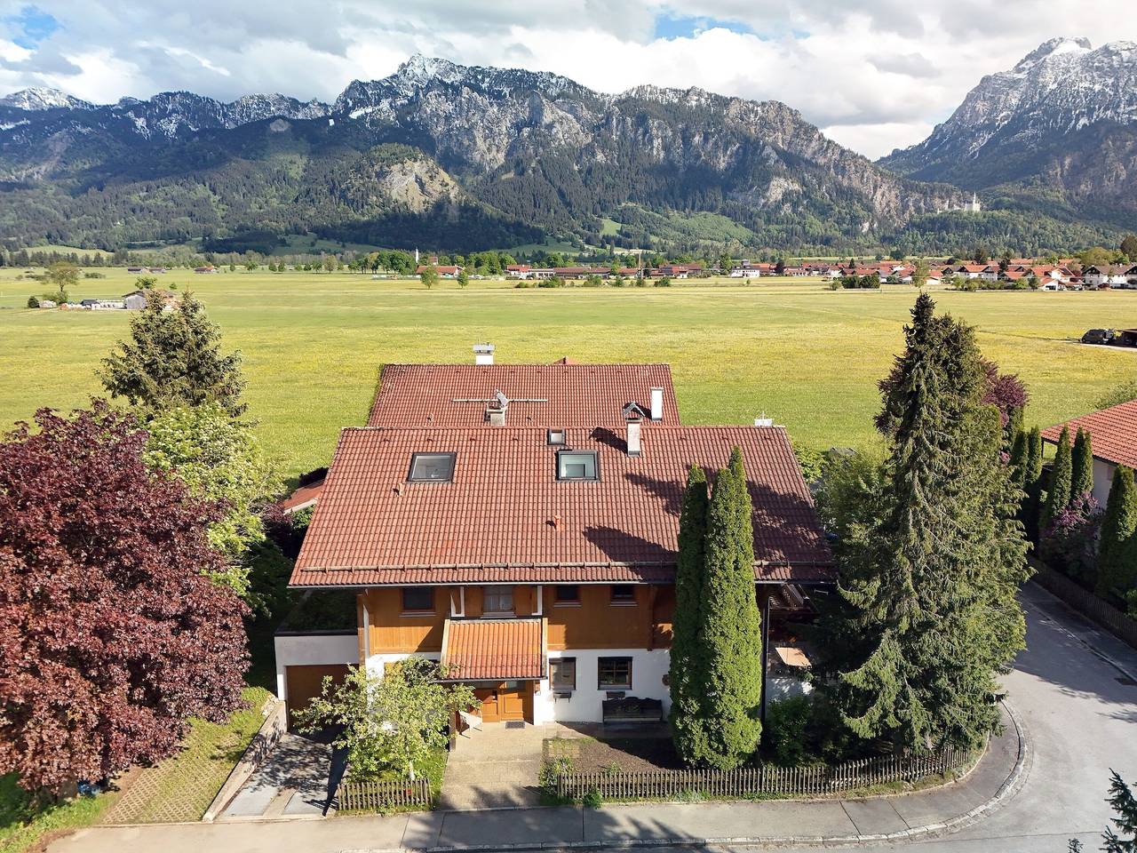 Ganze Ferienwohnung, Königlicher Schloss- und Alpenblick in Schwangau, Bayerisch Schwaben
