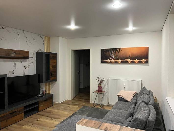 Ferienwohnung für 4 Personen, mit Terrasse und Garten sowie Sauna in Beverungen