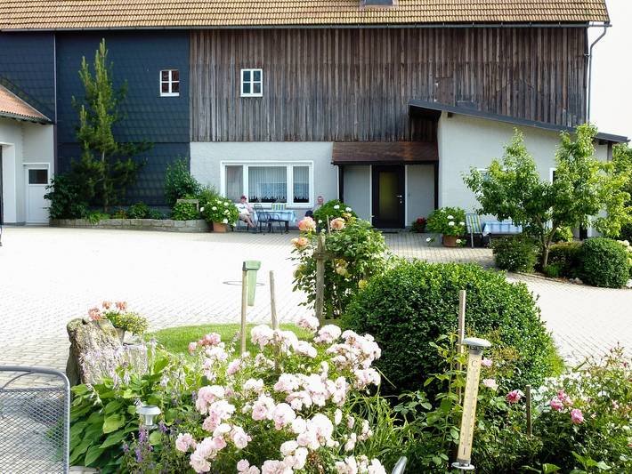 Granja para 2 personas con terraza in Stammbach, Distrito de Hof