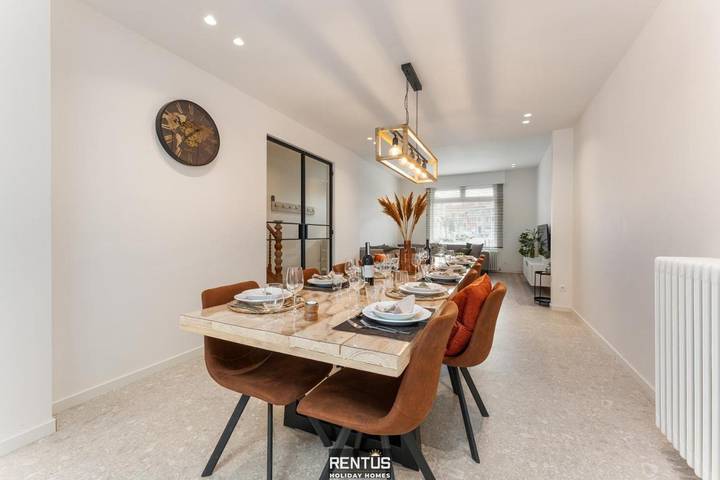 Ferienhaus für 12 Personen, mit Ausblick und Garten sowie Sauna