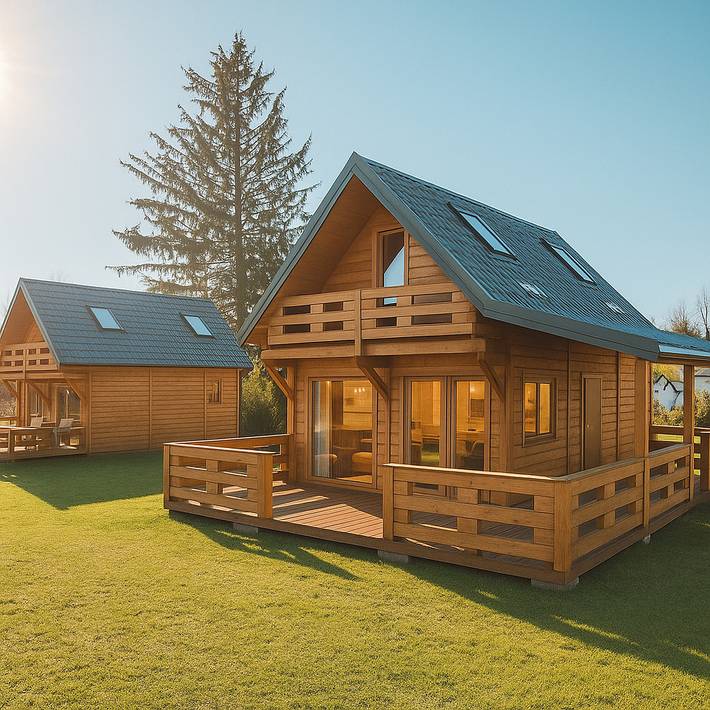 Dom dla 6 osób, z Balkon i Taras oraz Ogród i Widok w Ogonki