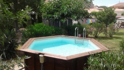 Gîte pour 6 personnes, avec piscine et jardin à Canet