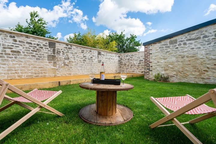 Maison de vacances pour 4 personnes, avec Terrasse et Jardin