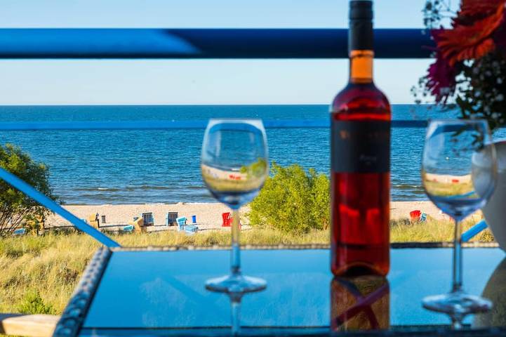 Ferienwohnung für 4 Personen, mit Sauna und Whirlpool sowie Balkon